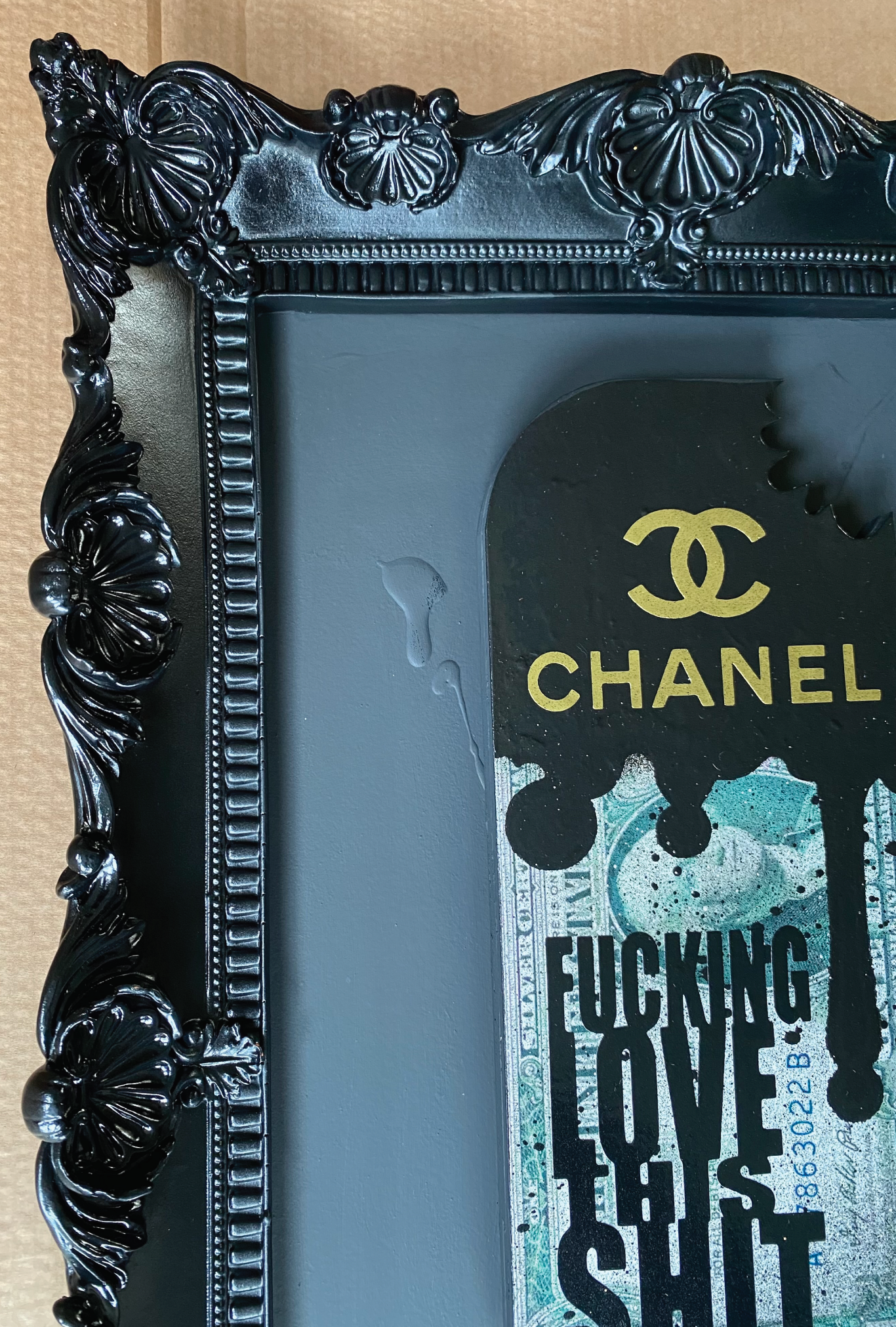 the RESERVED vault - CHANEL - F***ing Love This Shit. Unique Ornate Frame.