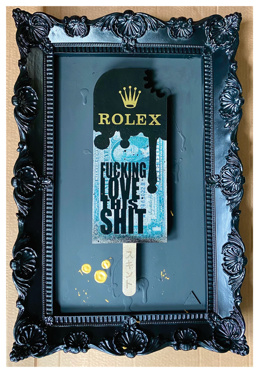 the RESERVED vault - ROLEX - F***ing Love This Shit. Unique Ornate Frame.